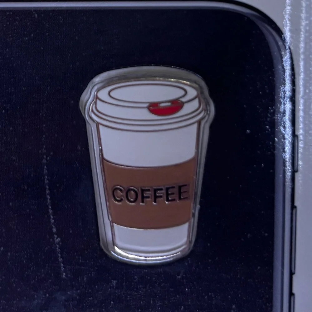 ‼️3 For $30‼️ Phone Charms - Red Lips and Coffee Cup